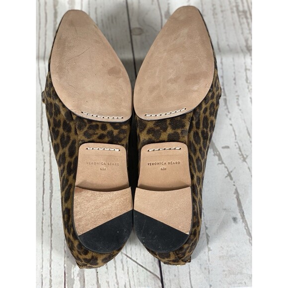 New Veronica Beard Champlain Chain Leopard Loafer Women's 6.5 - Picture 7 of 7
